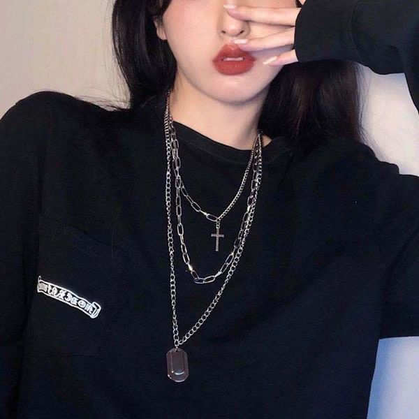 trend multilayer cross detachable necklace european american temperament men women sweater chain hip hop neckwear pendant necklaces, Silver
trend multilayer cross detachable necklace european american temperament men women sweater chain hip hop neckwear pendant necklaces, Silver