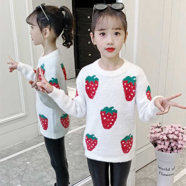 girls sweater baby's coat outwear 2021 strawberry plus velvet thicken warm winter autumn knitting jacket children's clothing y1024, Blue
girls sweater baby's coat outwear 2021 strawberry plus velvet thicken warm winter autumn knitting jacket children's clothing y1024, Blue