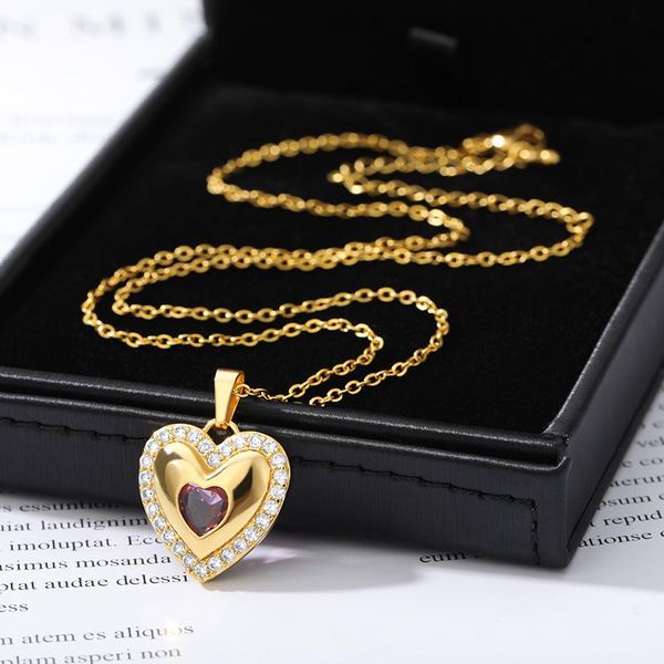 golden love heart shape zircon crystal rubis jewelry shining charm pendant neckalce for women temperament lover gift accessories necklaces, Silver
golden love heart shape zircon crystal rubis jewelry shining charm pendant neckalce for women temperament lover gift accessories necklaces, Silver