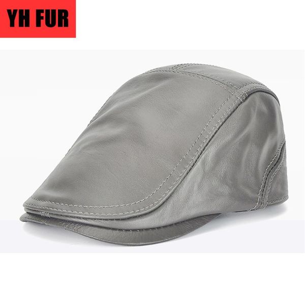 men real leather duck tongue cap brand casual cowhide hat 2021 style fashion spring autumn caps berets, Blue;gray
men real leather duck tongue cap brand casual cowhide hat 2021 style fashion spring autumn caps berets, Blue;gray