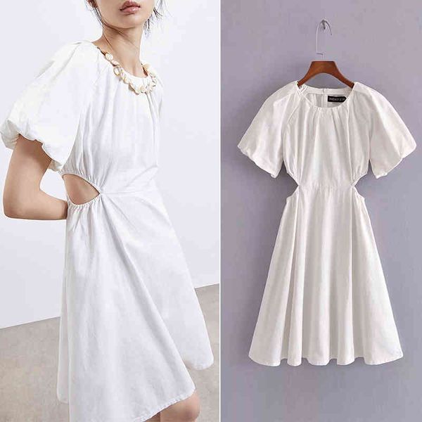 za arrival summer women hollow out dress puff short sleeve casual party vestido elegant square collar a-line girls outfits 210422, Black;gray
za arrival summer women hollow out dress puff short sleeve casual party vestido elegant square collar a-line girls outfits 210422, Black;gray
