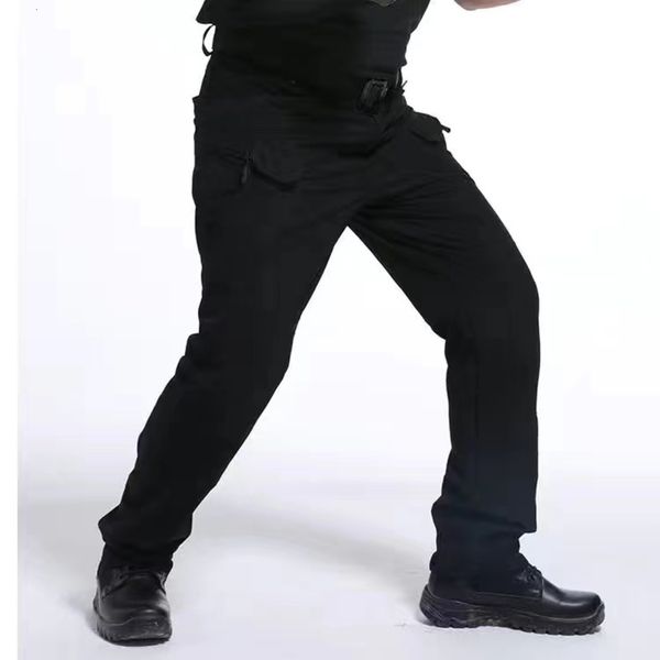 designer new men's tactical pant multi-pocket elastic military city commuter pants slim overalls, Black;white
designer new men's tactical pant multi-pocket elastic military city commuter pants slim overalls, Black;white