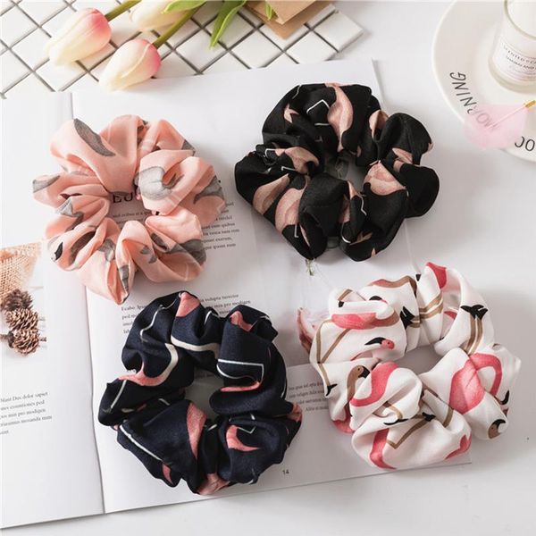 hair accessories 2021 flamingo print stretch ring fashion headband women ponytail rubber band rope headdress
hair accessories 2021 flamingo print stretch ring fashion headband women ponytail rubber band rope headdress