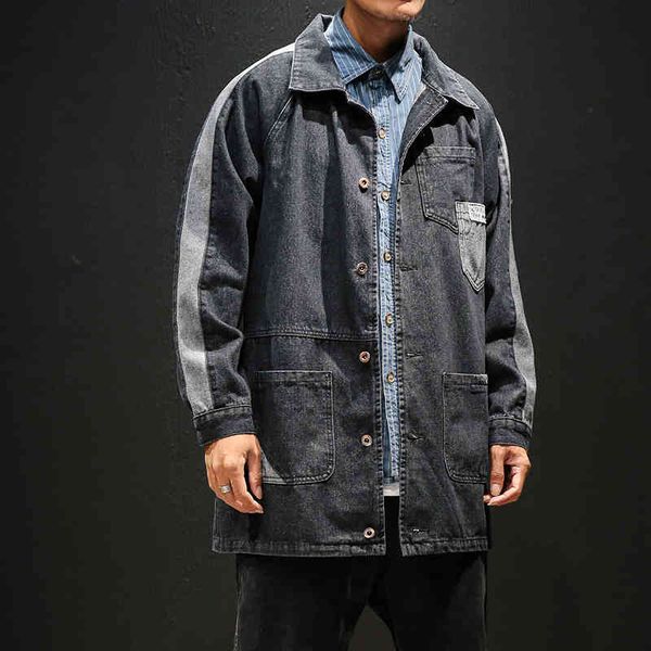 jackets japanese style plus size of men autumn loose casual male unique breasted turn down collar jacket men's clothes pnhg, Black;brown
jackets japanese style plus size of men autumn loose casual male unique breasted turn down collar jacket men's clothes pnhg, Black;brown