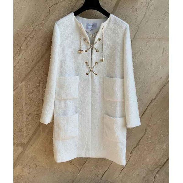 casual dresses cosmicchic 2021 spring summer tweed dress women runway designer long sleeve white o-neck chain pockets loose elegant, Black;gray
casual dresses cosmicchic 2021 spring summer tweed dress women runway designer long sleeve white o-neck chain pockets loose elegant, Black;gray