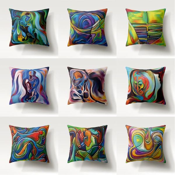cushion/decorative pillow 45*45cm cushion cover abstract oil painting pattern peach skin throw cases for sofa car coffee home decor pillowca
cushion/decorative pillow 45*45cm cushion cover abstract oil painting pattern peach skin throw cases for sofa car coffee home decor pillowca