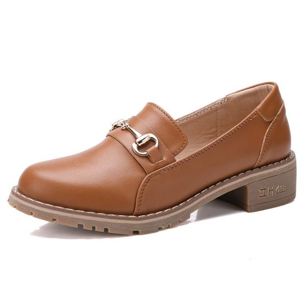 dress shoes 2021 fashion ladies leather round toe female thick heel woman loafers casual increase high single autumn slip on, Black
dress shoes 2021 fashion ladies leather round toe female thick heel woman loafers casual increase high single autumn slip on, Black