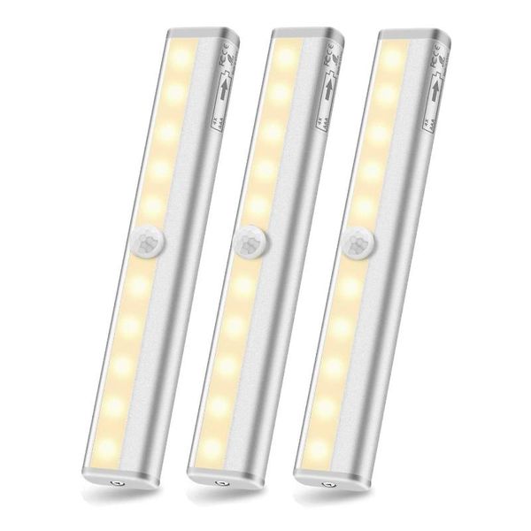 6/10 led pir motion sensor light cupboard wardrobe bed lamp under cabinet night potable for closet stairs kitchen
6/10 led pir motion sensor light cupboard wardrobe bed lamp under cabinet night potable for closet stairs kitchen