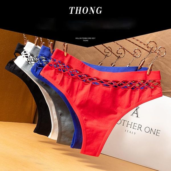 women's panties hollow out lingerie europe seamless women elasticity underwear temptation middle-waist g string underpant, Black;pink
women's panties hollow out lingerie europe seamless women elasticity underwear temptation middle-waist g string underpant, Black;pink