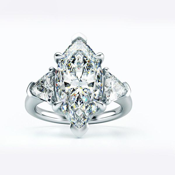 cluster rings luxury 100% 925 sterling silver cut 8*14mm engagement for women high carbon diamond sparkling party jewelry fine, Golden;silver
cluster rings luxury 100% 925 sterling silver cut 8*14mm engagement for women high carbon diamond sparkling party jewelry fine, Golden;silver