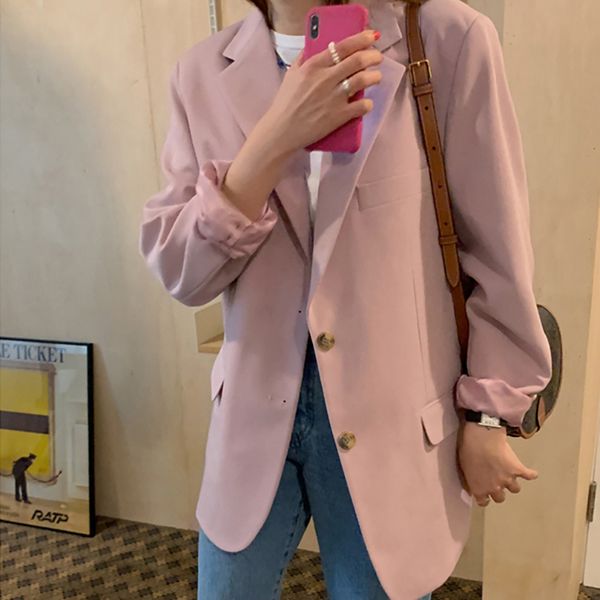 spring summer women blazers jackets notched outerwear solid cardigan fashion clothing 210514, White;black
spring summer women blazers jackets notched outerwear solid cardigan fashion clothing 210514, White;black