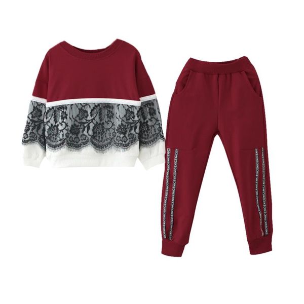 spring children's sets toddler kids baby girls lace pullover sweatshirt letter pants outfits set clothing ropa, White
spring children's sets toddler kids baby girls lace pullover sweatshirt letter pants outfits set clothing ropa, White