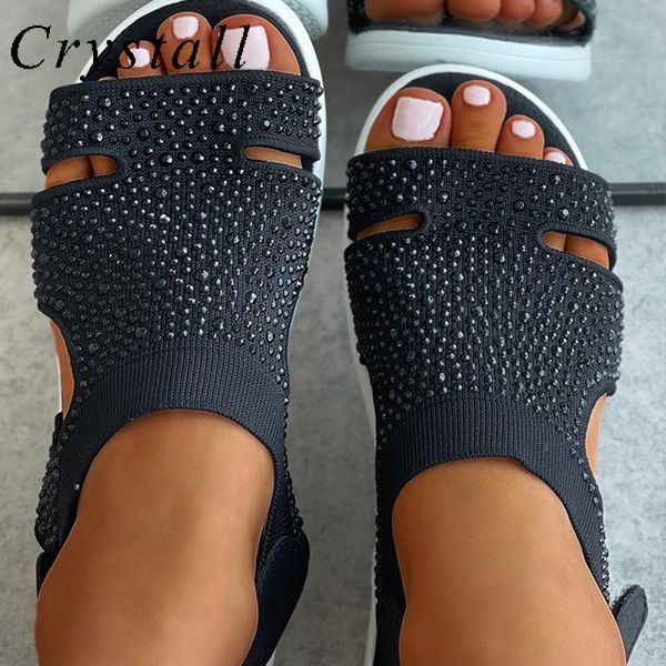 sandals casual women's shoes for women 2021 rhinestone flats peep toe ladies slip on comfort sandalias female footwear, Black
sandals casual women's shoes for women 2021 rhinestone flats peep toe ladies slip on comfort sandalias female footwear, Black