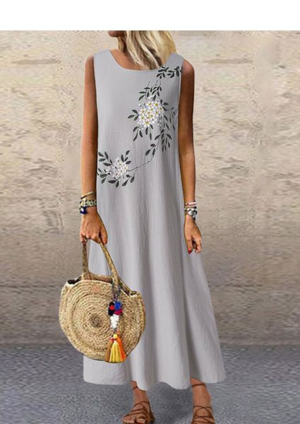 2021sundress women summer dress 2021 printing dress midi plus size casual linen loose sleeveless printed long maxi dress, Black;gray
2021sundress women summer dress 2021 printing dress midi plus size casual linen loose sleeveless printed long maxi dress, Black;gray