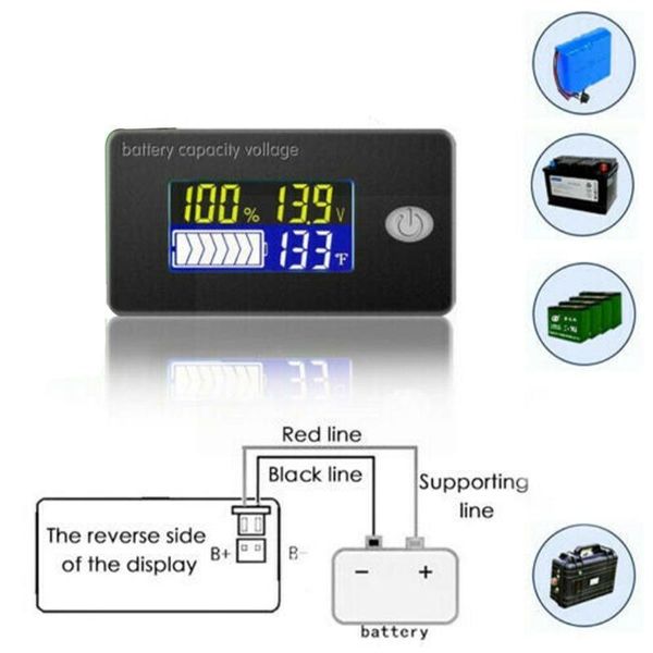 box cameras multi-function instrument battery monitor lcd acid lithium indicator scooter electric voltmeter motorcycle tester capacity n2e1
box cameras multi-function instrument battery monitor lcd acid lithium indicator scooter electric voltmeter motorcycle tester capacity n2e1