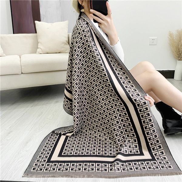 tippet muffler scarf 2021 autumn and winter maze lattice imitation cashmere scarf women's spring british romantic su warm air condition, Blue;gray
tippet muffler scarf 2021 autumn and winter maze lattice imitation cashmere scarf women's spring british romantic su warm air condition, Blue;gray