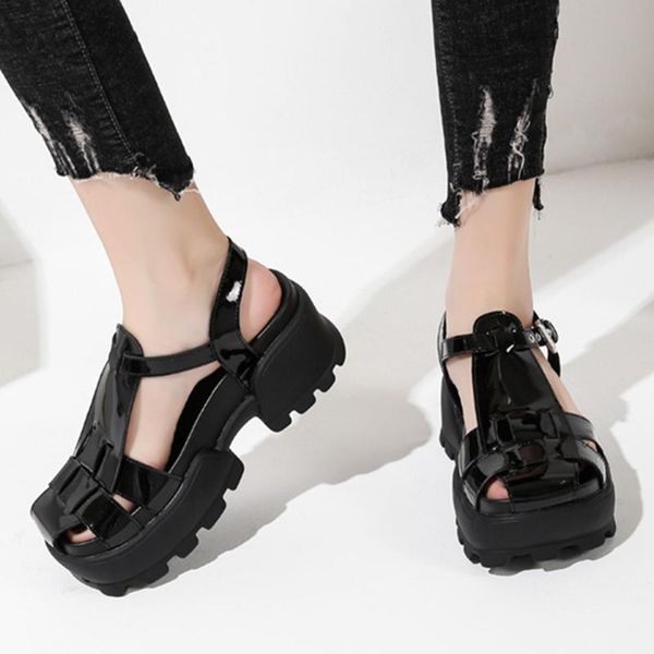 termainoov women sandals high heels square toe patent leather platform shoes fashion buckle heeled casual pumps, Black
termainoov women sandals high heels square toe patent leather platform shoes fashion buckle heeled casual pumps, Black