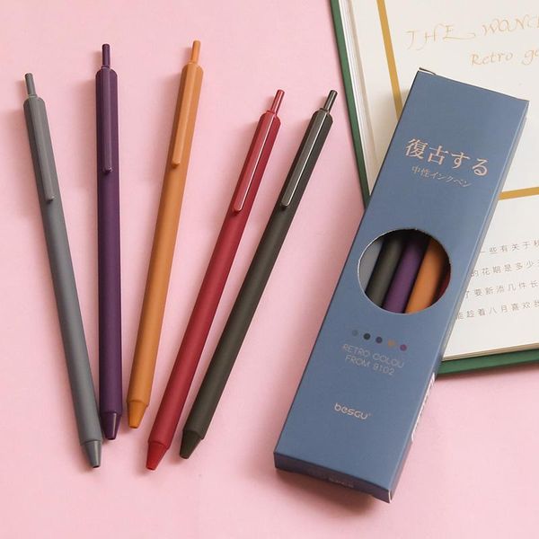 gel pens dark color retro pen set creative triangular structure ballpoint gifts for school office stationery supplies
gel pens dark color retro pen set creative triangular structure ballpoint gifts for school office stationery supplies
