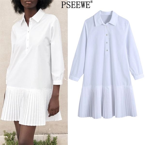 spring dress white pleated mini women fashion button loose casual short es woman ruched ladies es 210519, Black;gray
spring dress white pleated mini women fashion button loose casual short es woman ruched ladies es 210519, Black;gray