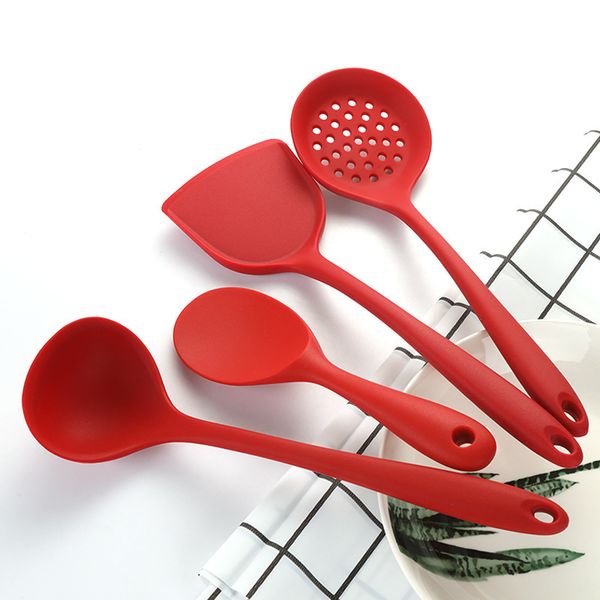 kitchen 4-piece spoon set silicone cooking kitchenware appliance household non stick spatula
kitchen 4-piece spoon set silicone cooking kitchenware appliance household non stick spatula