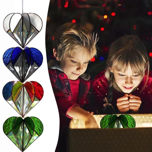 decorative objects & figurines multi-faceted rainbow love ornaments home decoration crafts ourdoor garden decorations pendant 
decorative objects & figurines multi-faceted rainbow love ornaments home decoration crafts ourdoor garden decorations pendant