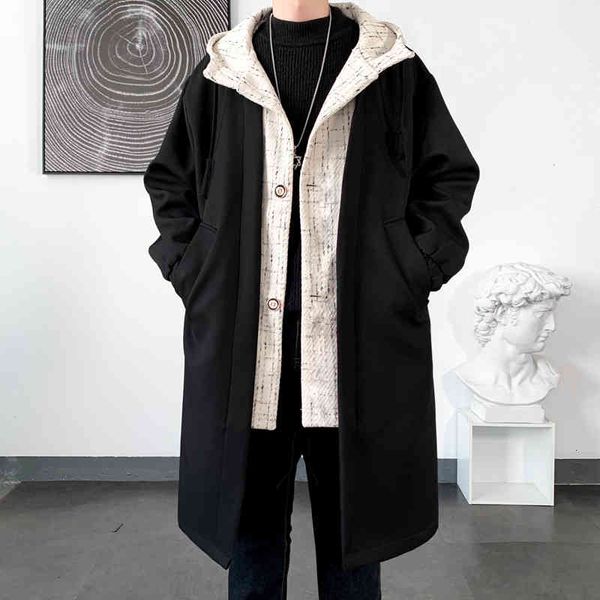 men's trench coats male trench coat with hoodie, cute, two-piece, autumn and winter, casual long jacket urj8, Tan;black
men's trench coats male trench coat with hoodie, cute, two-piece, autumn and winter, casual long jacket urj8, Tan;black