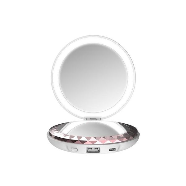 mirrors three-in-one makeup mirror power bank folding handheld portable light round beauty dressing
mirrors three-in-one makeup mirror power bank folding handheld portable light round beauty dressing