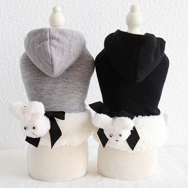 dog apparel 2021 autumn and winter est three-dimensional decor warm clothes wool coat for pets black grey colors
dog apparel 2021 autumn and winter est three-dimensional decor warm clothes wool coat for pets black grey colors