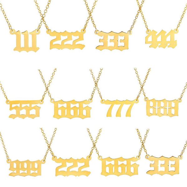 pendant necklaces korean style stainless steel angel number necklace for women men jewelry chain fashion punk jewlery halloween, Silver
pendant necklaces korean style stainless steel angel number necklace for women men jewelry chain fashion punk jewlery halloween, Silver