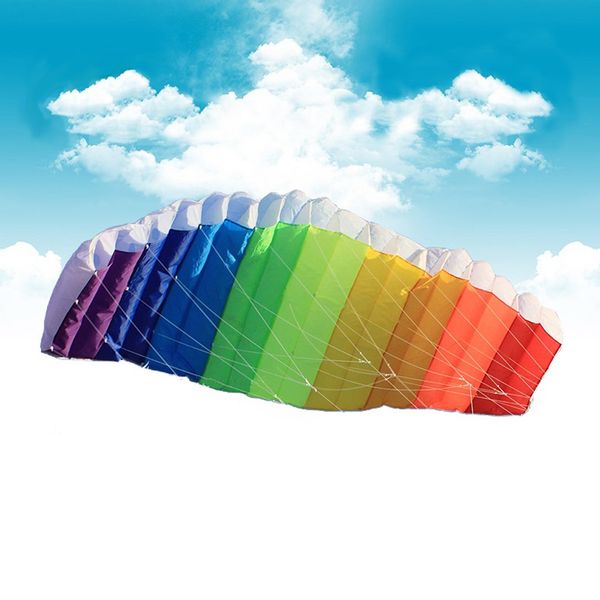 rainbow power dual line parachute kite with 2pcs 30m nylon flying lines and carring bag children beach outdoor sport play toys
rainbow power dual line parachute kite with 2pcs 30m nylon flying lines and carring bag children beach outdoor sport play toys