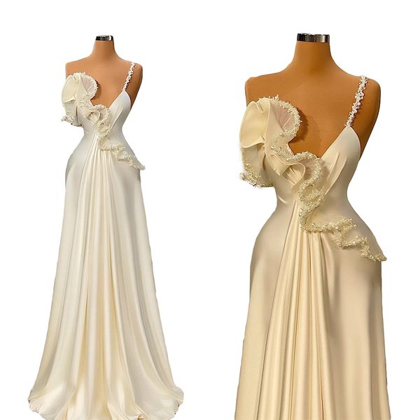 luxury mermaid formal prom dresses with one-shouder sleeve-less pearl evening dress chic tiered party gowns custom made satin robe de mariée, Black
luxury mermaid formal prom dresses with one-shouder sleeve-less pearl evening dress chic tiered party gowns custom made satin robe de mariée, Black