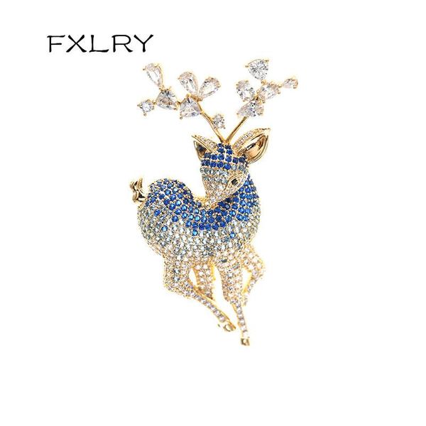 pins, brooches fxlry colorful cubic zirconia fawn brooch female copper fashion pin clothing accessories, Gray
pins, brooches fxlry colorful cubic zirconia fawn brooch female copper fashion pin clothing accessories, Gray