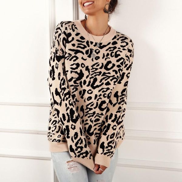 women's sweaters leopard knitted sweater women winter warm long sleeve truien dames pullover jumper knitwear ladies fashion streetwear, White;black
women's sweaters leopard knitted sweater women winter warm long sleeve truien dames pullover jumper knitwear ladies fashion streetwear, White;black