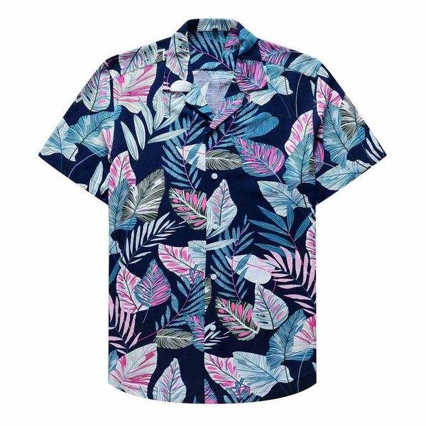 men's casual shirts leaves print men short sleeve button up shirt vetement homme turn-down collar loose cardigan ropa de hombre, White;black
men's casual shirts leaves print men short sleeve button up shirt vetement homme turn-down collar loose cardigan ropa de hombre, White;black