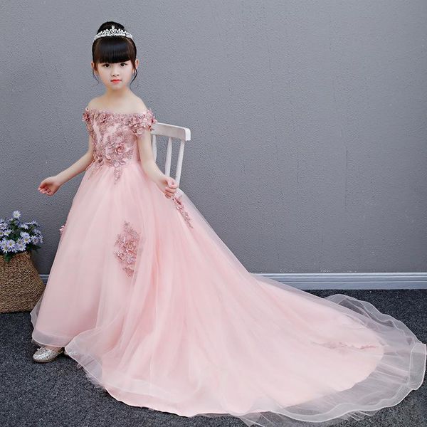 girl's dresses beautiful handmade flowers lace girl dress for wedding off shoulder zipper back girls birthday prom gown, Red;yellow
girl's dresses beautiful handmade flowers lace girl dress for wedding off shoulder zipper back girls birthday prom gown, Red;yellow
