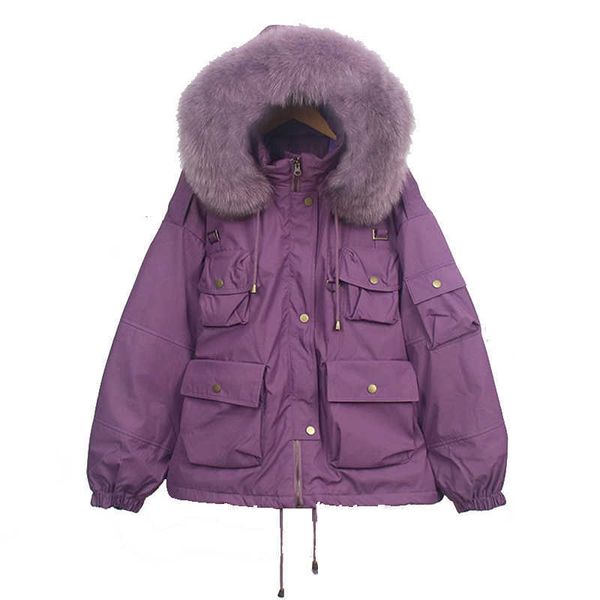 winter 90% white duck down jacket women big real raccoon fur parka warm loose large size coat 210531, Black
winter 90% white duck down jacket women big real raccoon fur parka warm loose large size coat 210531, Black