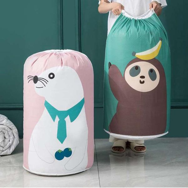 storage bags 2 pieces of household cylindrical quilt bag, finishing wardrobe, goods, travel clothes drawstring bag
storage bags 2 pieces of household cylindrical quilt bag, finishing wardrobe, goods, travel clothes drawstring bag