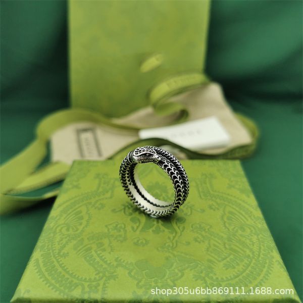 ring gujia 925 silver snake men and women fashion couple pair imitation old head
ring gujia 925 silver snake men and women fashion couple pair imitation old head