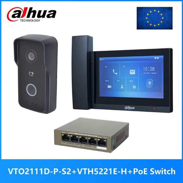 video door phones dahua multi-language ip intercom kit,include vto2111d-p-s2 & vth5221e-h poe switch , sip firmware
video door phones dahua multi-language ip intercom kit,include vto2111d-p-s2 & vth5221e-h poe switch , sip firmware