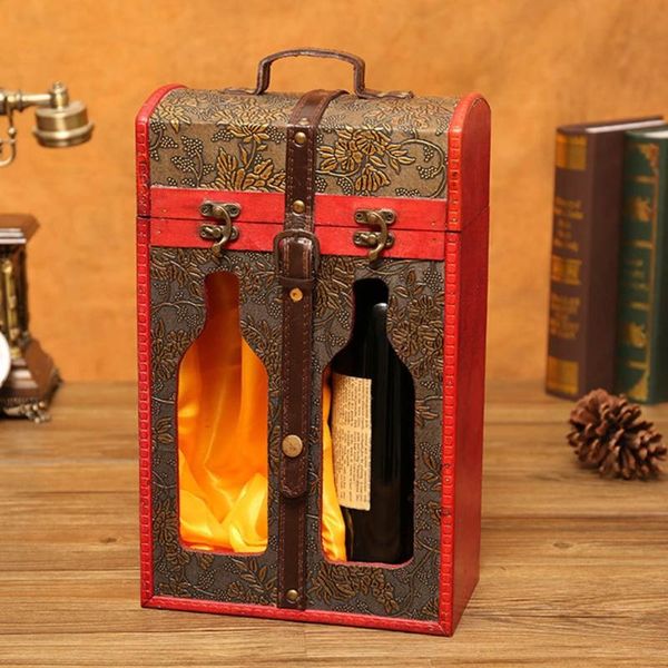 vintage wooden red wine box packaging gift boxes double bottle carrier storage f62a wrap
vintage wooden red wine box packaging gift boxes double bottle carrier storage f62a wrap