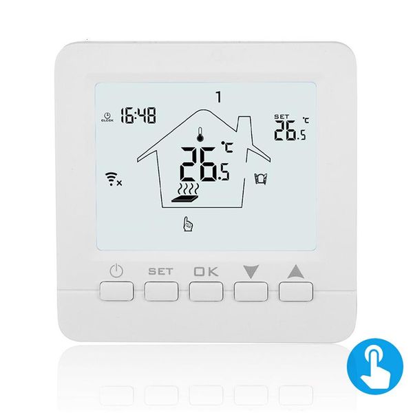 smart home control thermostat for electric/water/gas boiler floor heating temperature controller digital by manual operation 16a/3a
smart home control thermostat for electric/water/gas boiler floor heating temperature controller digital by manual operation 16a/3a