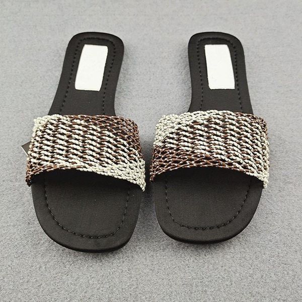 women's shoes thin straps matching woven mesh flat sandals daily wear casual slippers, Black
women's shoes thin straps matching woven mesh flat sandals daily wear casual slippers, Black