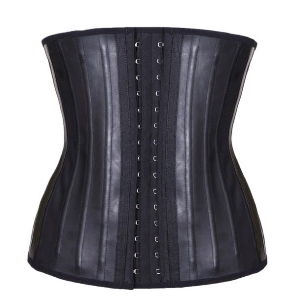 waist support latex trainer corset belly slim belt body shaper modeling strap 25 steel boned cincher gaine amincissante, Black;gray
waist support latex trainer corset belly slim belt body shaper modeling strap 25 steel boned cincher gaine amincissante, Black;gray