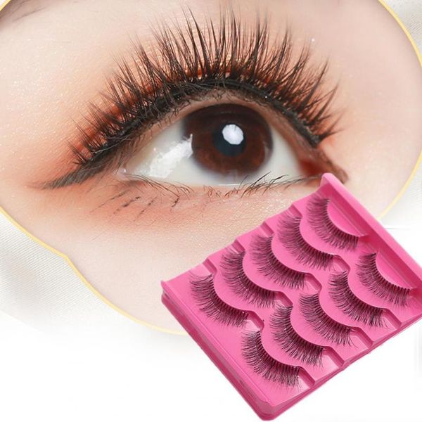 false eyelashes 5 pairs cosmetics professional makeup tools make-up for beauty salon
false eyelashes 5 pairs cosmetics professional makeup tools make-up for beauty salon