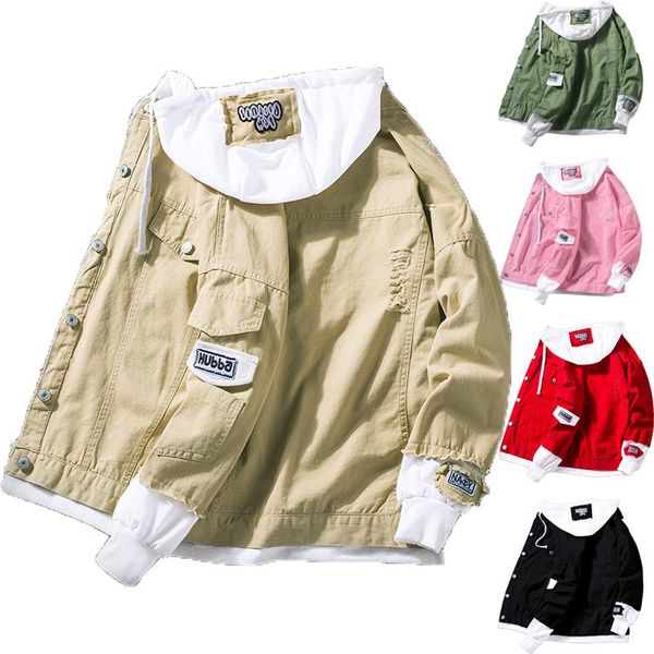 men's jackets autumn hooded denim jacket hip hop jeans coat retro jean street casual bomber outerwear hoodies, Black;brown
men's jackets autumn hooded denim jacket hip hop jeans coat retro jean street casual bomber outerwear hoodies, Black;brown