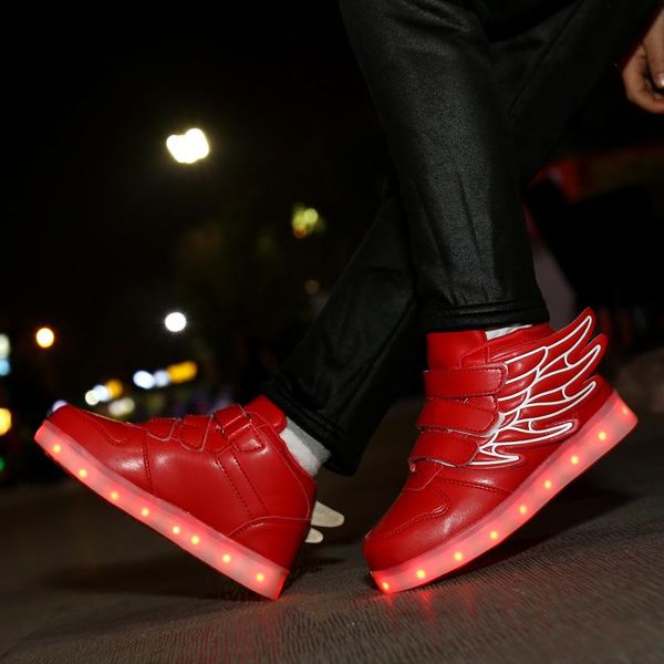 kids led shoes with wing light up sneakers children 7 colors luminous glowing skate baby girls boys toddler athletic & outdoor, Black
kids led shoes with wing light up sneakers children 7 colors luminous glowing skate baby girls boys toddler athletic & outdoor, Black