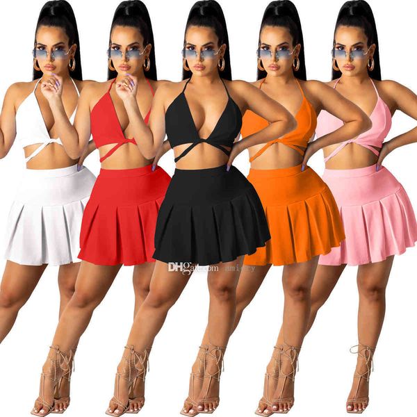 women two pieces pants tracksuits sleeveless bandage nightwear solid color sports skirt casual outfits ladies fashion jogging suits, White
women two pieces pants tracksuits sleeveless bandage nightwear solid color sports skirt casual outfits ladies fashion jogging suits, White