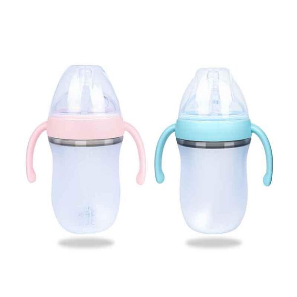 creative baby wide mouth silicone feeding bottle baby handle pacifier bottle maternal and child supplies
creative baby wide mouth silicone feeding bottle baby handle pacifier bottle maternal and child supplies