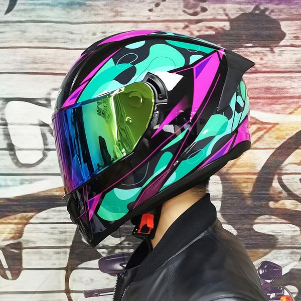 motorcycle helmets men's and women's full helmet double mirror electric locomotive personality cover bluetooth head four seasons l
motorcycle helmets men's and women's full helmet double mirror electric locomotive personality cover bluetooth head four seasons l