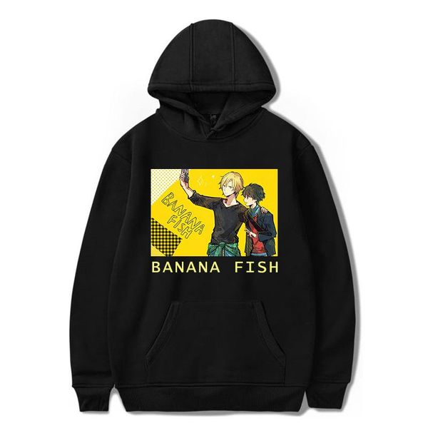 men's hoodies & sweatshirts banana fish fashion anime hoodie ash lynx harajukusweatshirt pullover cool clothes streetwear, Black
men's hoodies & sweatshirts banana fish fashion anime hoodie ash lynx harajukusweatshirt pullover cool clothes streetwear, Black